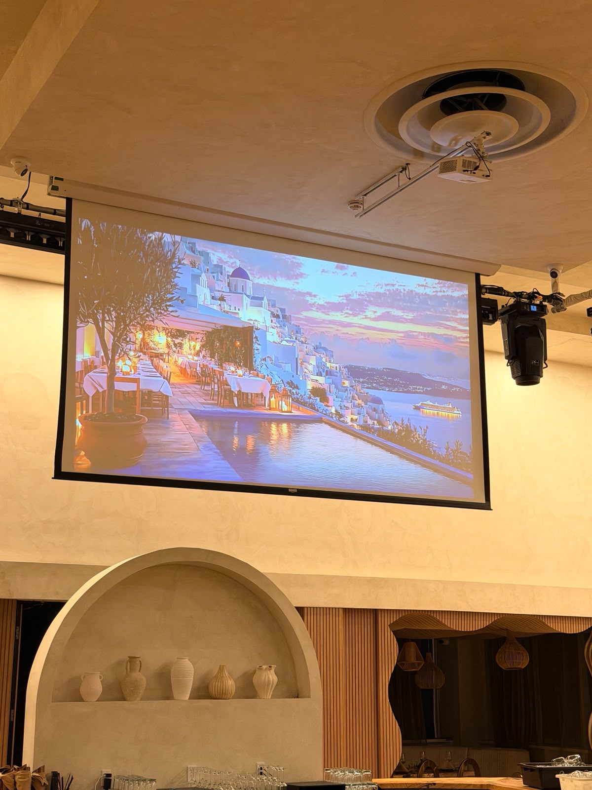 ALIA — the room set for a corporate day